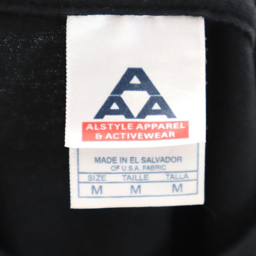 ALSTYLE Принт Футболка с коротким рукавом M Серия черных Мужская Б/у