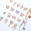 Crystal Charms Nail Art Jewelry Pendant Chain Butterfly Nail Rhinestones Nail Art Decorations