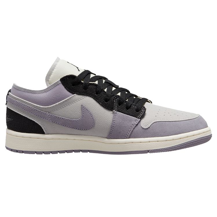 Air Jordan 1 Low SE Craft Inside Out - Мужские кроссовки цементно-серого цвета Tech-Grey Black Sail DZ4135-002