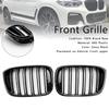 Front Kidney Grille Mesh Grill Fit for BMW X4 G02 X3 G01 G08 2018-2021 Pre LCI