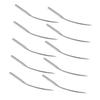 10Pcs Portable Silver Metal Blindstitch Sewing Machine Needles LW*6T