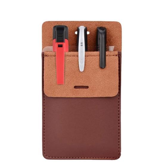 Карман для ручек, нагрудный карман, пенал из искусственной кожи, сумка для хранения ручек для лабораторных халатов, рубашек, школьных офисов, больничных принадлежностей