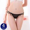 4 Pcs Sexy Lace Thong Panties Female Underwear for Women Seamless Mini G String Hollow Breathable Lingerie Sex Women's G-Strings