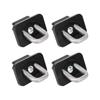 4 шт. Якорные точки крепления в кузове пикапа, грузоподъемность 1000 фунтов, нержавеющая сталь, замена для Chevy Silverado 2007–2021, черные