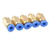 5PCS 3D Printer Accessories PC4 M6 Straight through Pneumatic Joint Outer Diameter 4MM