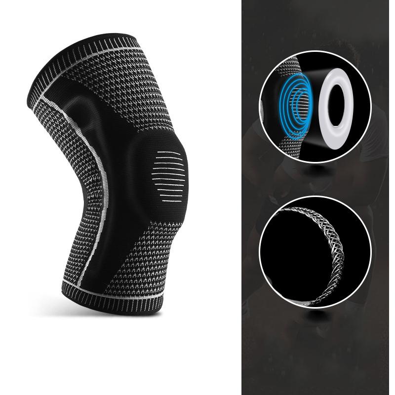 Силиконовые наколенники Спортивные наколенники от боли при артрозе Медицинский бандаж Мужская защита Женские суставы Спортивная безопасность Фитнес-тело