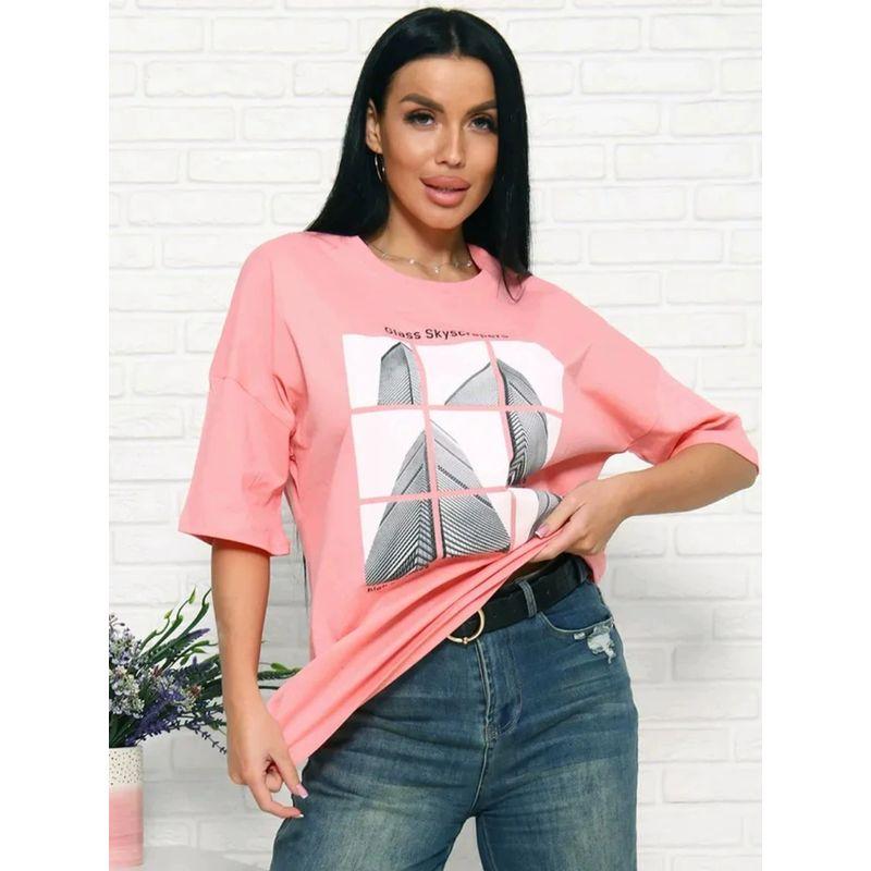 Loose Printed T-shirt Top Fashion Wind New Arrival Loose Casual Print Letters Cotton T-shirt Top