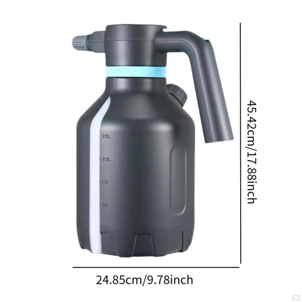 2500 мл Электрический распылитель для воды Автоматический распылитель для растений Эргономичная ручка Ручной перезаряжаемый для