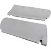 Car Sun Visor Cover Pair Gray, Leather Sun Visor Replacement Cover for Chevy Tahoe Suburban Yukon 1995-1999,(Skin Only)