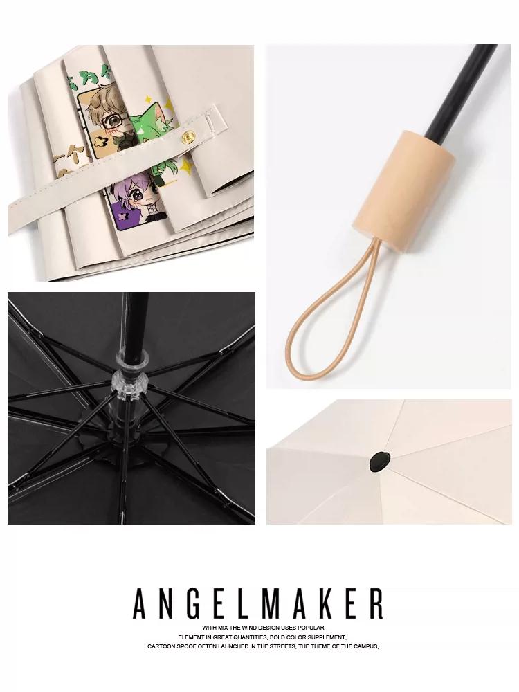 Evil God Mo Ran Zhang Qingdao Fan Art Anime Umbrella Sunshade Dual-Use Umbrella Uv Protection for Women