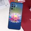 Чехол Синие Белые Цветы Лотоса Для Oppo A16 A96 A76 A17 A18 A60 A80 A40 A38 A58 A78 A98 A94 A74 A54 A15 A57 A77 A5 Pro