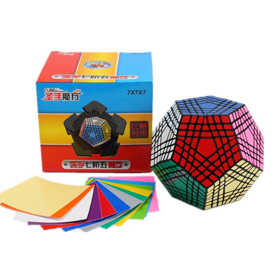 Волшебный кубик Shengshou Головоломка Shengshou Magic Cube 2x2 3x3 4x4 5x5 6x6 7x7 Додекаэдр Мегаминксы Мастеркиломин Элит Киломин