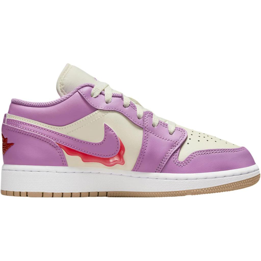 Кроссовки Air Jordan 1 Low GS Peanut Butter & Jelly для детей Фиолетовые HJ5961-500