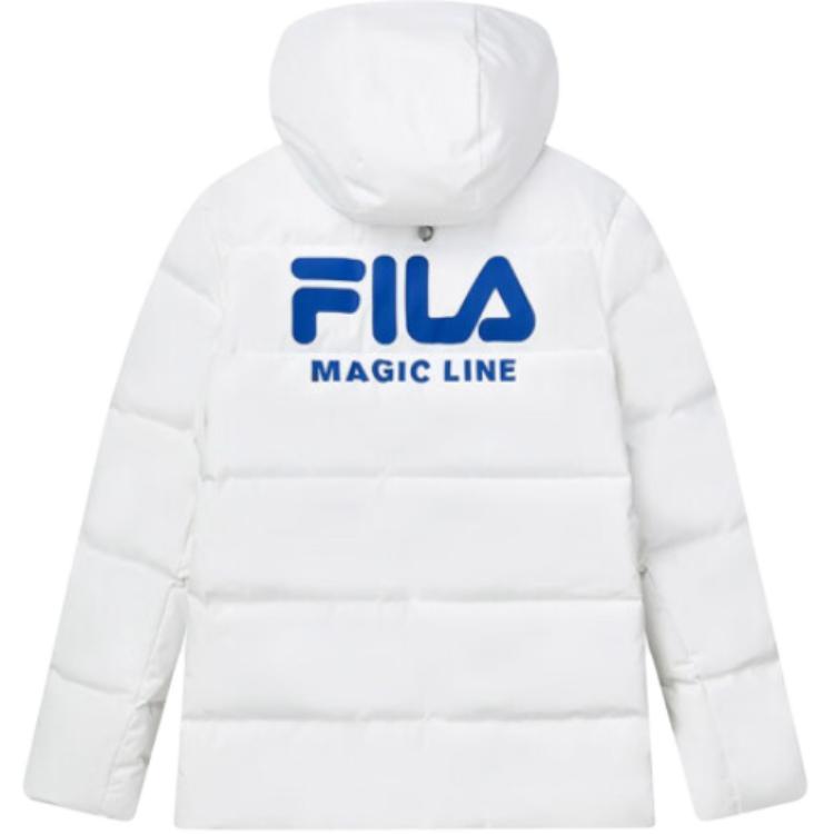 Fila Оригинальная Удобная Мягкая Модная Теплая Повседневная Пуховая Куртка Унисекс Верхняя Одежда Белая F51M449901AWT