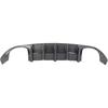 Rear Bumper Diffuser Compatible with 20152025 Dodge Charger IKON V2 Style Carbon Fiber Print Quad Exhaust Rear Diffuser Lip Sha