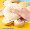 Anti-stress Toy Simulation Fine Workmanship Kneaded Freely Soft Anti-deform Decorative Quick Recovery Food Buns Relieve Stress Toy Daily Use