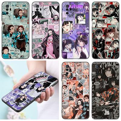 Чехол для телефона Kimetsu No Yaiba Demon Slayer аниме для Xiaomi Redmi Note 7 8 9 10 Lite 11 11E 11T 12 Pro 11S 4G 10T 5G 8T 9S 10S
