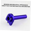 TINEASUR Motorcycle Fix Quick Throttle Grip Motorcycle Hand Grip Handle Throttle Turn Grip Motorcycle Throttle Turn Grip Blue
