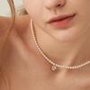 4mm Swallow Pearl Daisy Delight Pearl Necklace Multi Plated_ Nmsvnk04