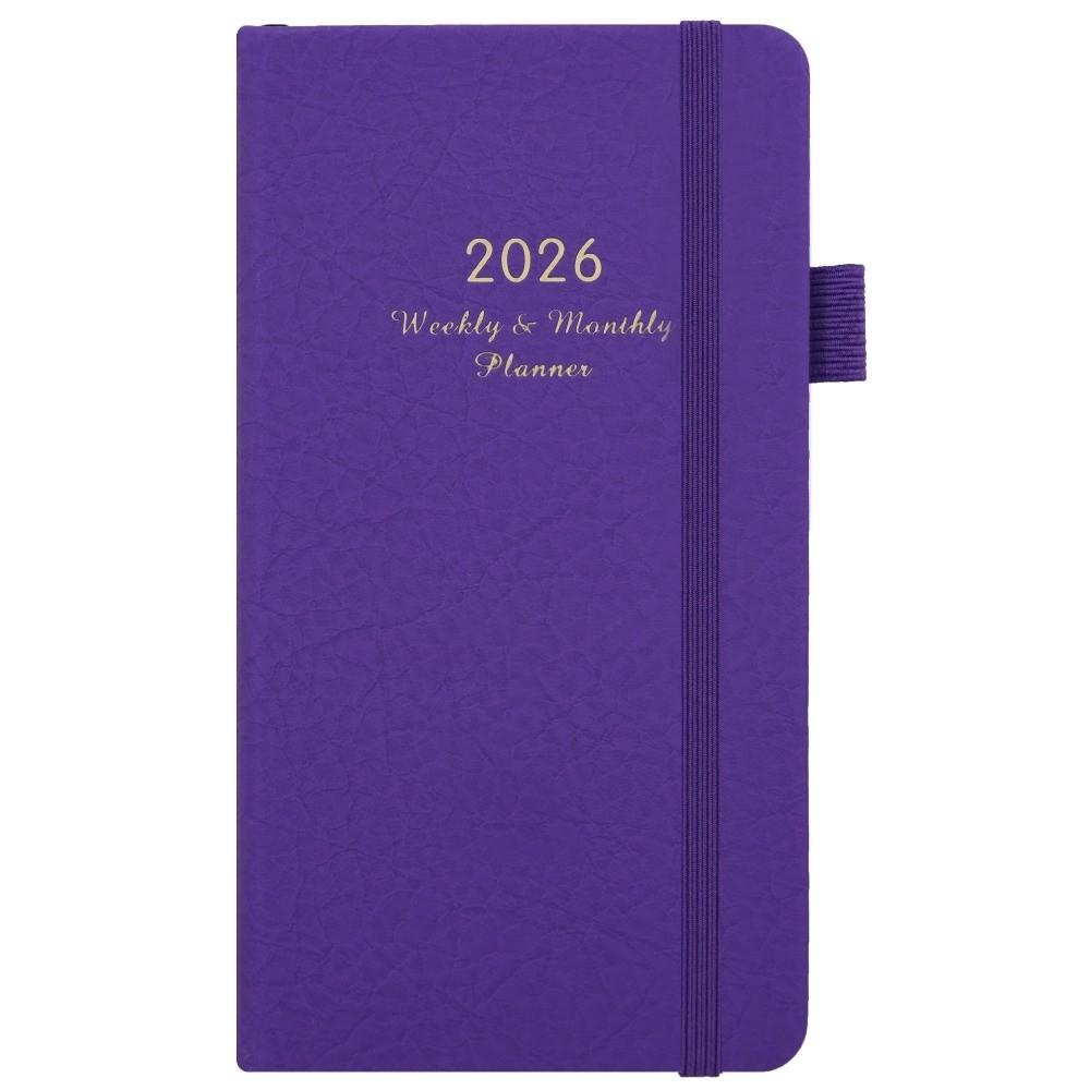 Hardcover Weekly Monthly Planner Portable Schedule Writing Diary 2026 Weekly Plan Notebook  Daily