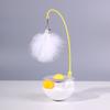 1PC tumbler cat toy catnip self-hi feather bells cat stick cat pet supplies