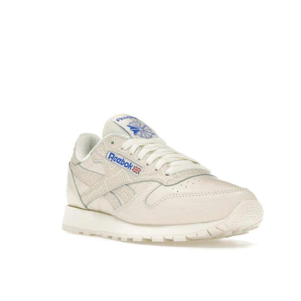 Awake NY x Reebok Classic Leather Белые под змеиную кожу Унисекс Кроссовки Кремовый Песочный Мел H03327