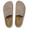 Birkenstock Неаполь Упакованные Модные Удобные Дышащие для улицы Подошва из ЭВА-резины Износостойкие Закрытый носок Шлепанцы Унисекс Шлепанцы Серо-коричневые 1029675