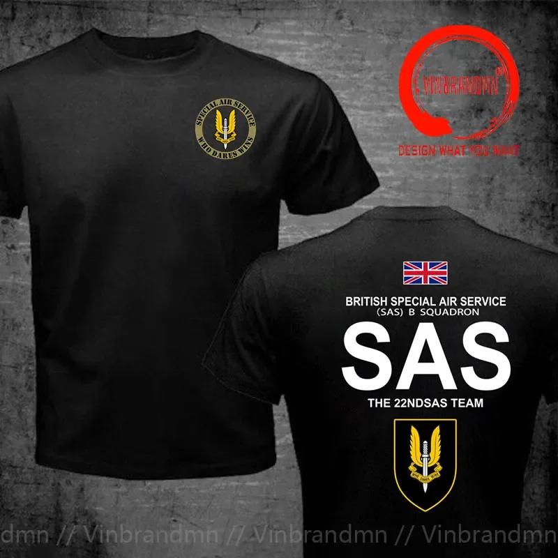 Британская Special Air Service Унисекс Футболка Великобритания Sas Снайпер Футболка Унисекс Соединенное Королевство Мода Повседневная Мужская Одежда Летняя Футболка
