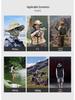 Camouflage Windproof Bucket Hat & Sunscreen Mask Set for Outdoor Activities