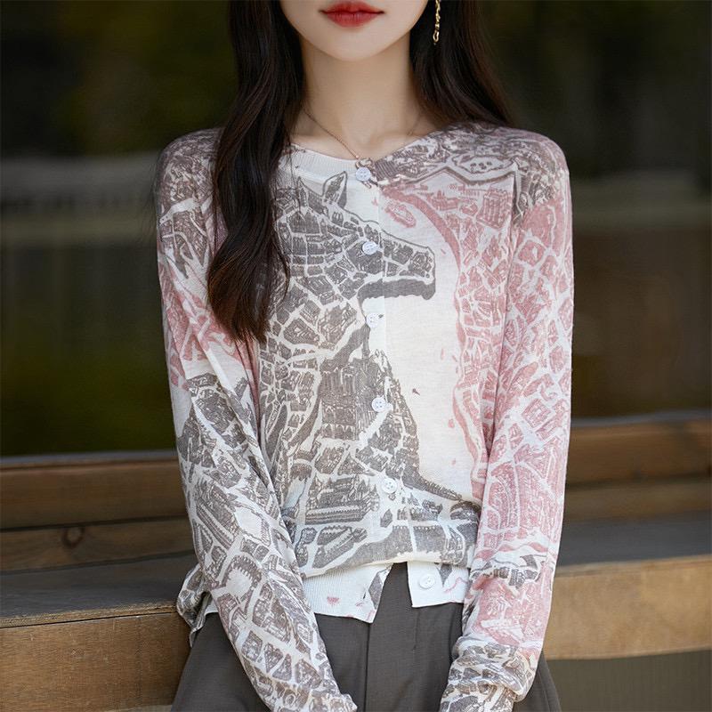 Dimanaf 2025 Summer Women Transparent Design Sun Protection T-Shirt Basic New Fashion Tops Tees Casual Loose Tees