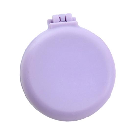 Yousheng Air Cushion Comb Cute Candy Color Portable Folding Comb with Mirror Gentle Massage for Tangle-Free Hair