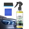 Headlight Restoration Spray Car Headlamp Polishing Restoration Kit Sponge & Cloth Included Rinse-Free Long-Lasting Restoring
