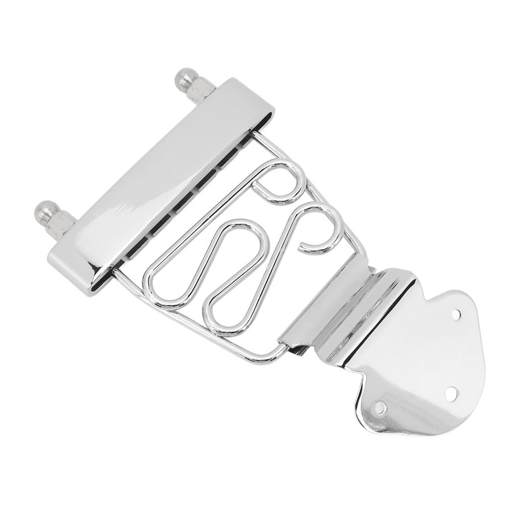 6 String Guitar Trapeze Tailpiece Metal Height Adjustable Guitar Trapeze Bridge Tailpiece for Replacement