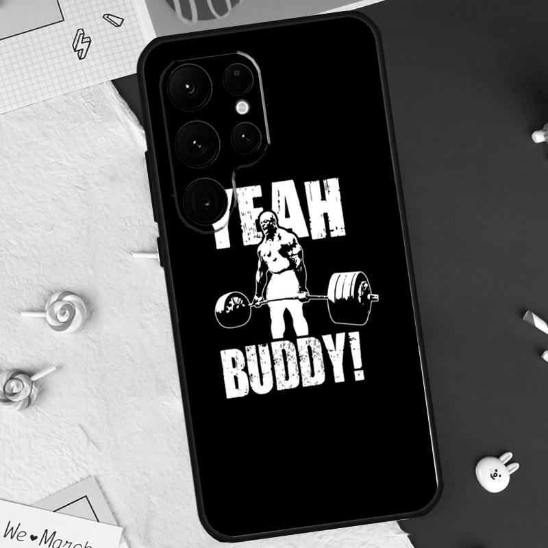 Bodybuilding Gym Fitness Quotes Case For Samsung Galaxy S25 Ultra S20 S21 S22 S23 S24 Ultra S9 S10 Plus S24 FE Cover Shell