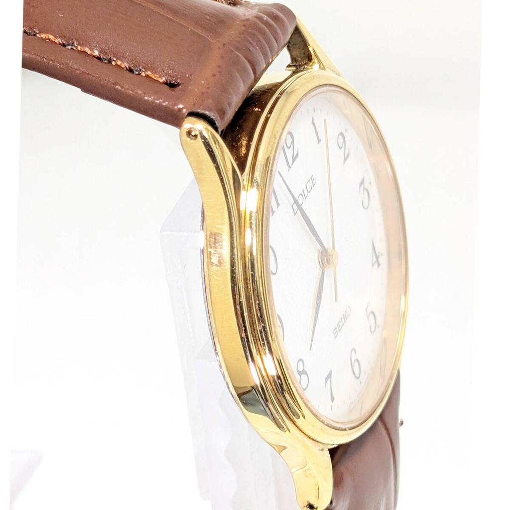 SEIKO DOLCE Мужские часы с батарейкой и ремешком, Заменены, Состояние, D-11