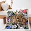 Blanket 2D Digital Printed Lamb Fleece Crystal Fleece Animal Tiger Blanket Blanket