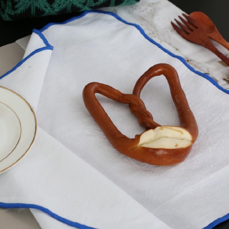 Набор из 4 хлопковых обеденных салфеток, долговечная хлопковая ткань, щедрый размер