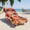 Pucca Beach Towel Super Soft Microfiber Quickdry Fabric Comfortable Lightweight Perfect for Traveling Yoga Camping and Swimming