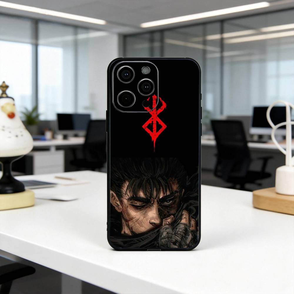 Классический B-Berserk BG G-Guts Чехол для телефона Силиконовый Мягкий Для IPhone 17 16 15 14 13 12 11 X XR Plus Pro Max Plus