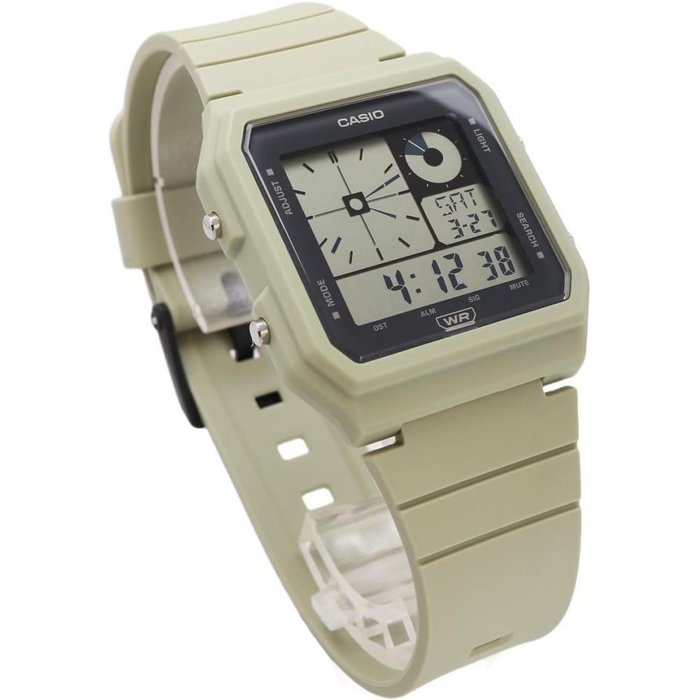 Casio Унисекс Цифровые Аналоговые Часы Светло-Зеленый Мох Lf 20w 3a