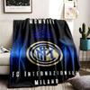 FC Internazionale Milano Theme Personalized Outdoor Flannel Blankets Soft And Suitable For All Seasons Perfect For Sofas Beds And Camping