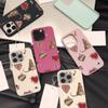 Skin-feel Phone Case for iPhone 11 13 16 Pro Max iPhone XR XS Max 14 15 Pro Max 12 13 Pro Max 16 Plus 13 Pro 14 Pro Cartoon Painted Macaron Colors