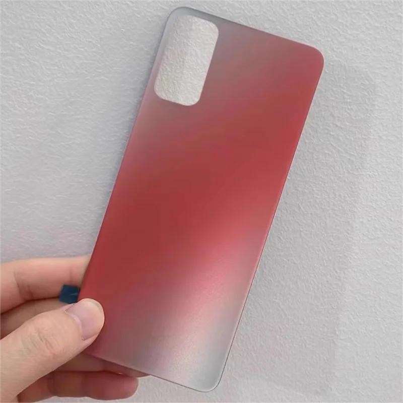 Задняя крышка для OPPO Reno 4 5G PDPM00 PDPT00 CPH2091 6.43" Стеклянная крышка аккумулятора Ремонт Замена Задняя панель телефона