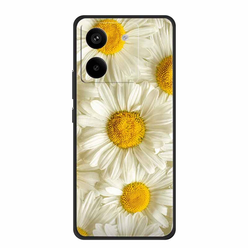 Для Xiaomi Poco M7 Pro 5G Чехол Животные Мягкий Силиконовый ТПУ Чехлы для Телефона Задняя Крышка для PocoM7 Pro Защитный Противоударный Кошки Фундас