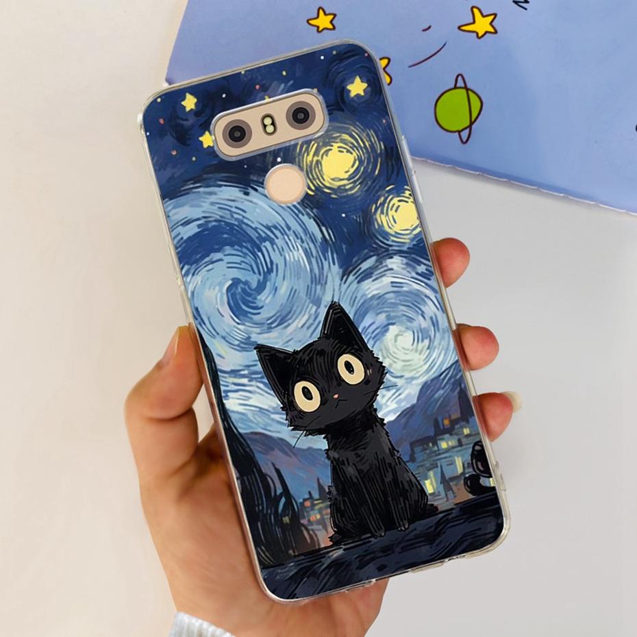 Красивый Расписной Чехол Для LG G6 G6+ H870 LS993 VS988 LGM-G600L Мягкий Силиконовый ТПУ Задняя Крышка Для LG G6 Plus G6plus Чехлы Для Телефона