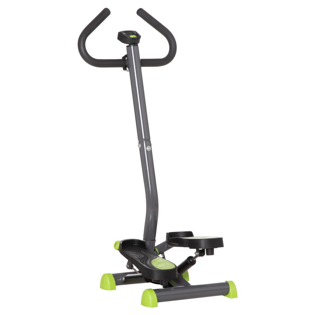 Twister Stepper, Step Machine with Adjustable Resistance, LCD Screen - Grey