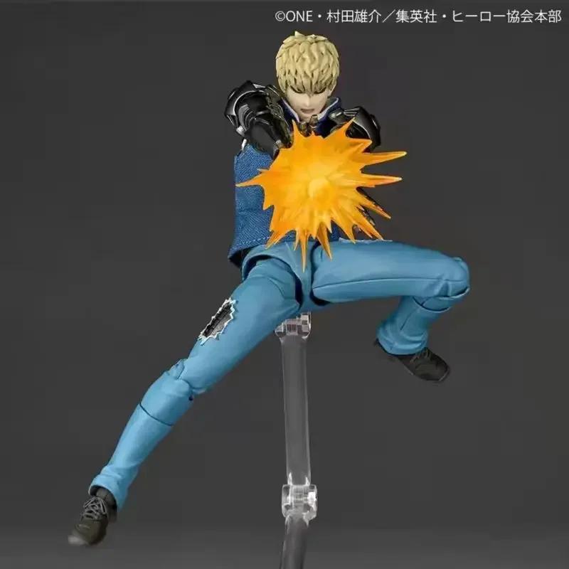 New Ko Genos Kaiyodo Revoltech Yamaguchi One Punch Man Anime Action Figures Joint Movable Model Statue Toys Gifts
