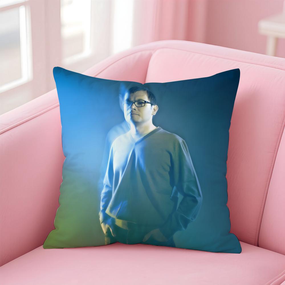 America Hot US DDemis Hassabis Cushion Cover Pillowcase Short Plush Invisible zipper Room Sofa Cushion Cover