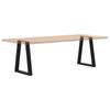 Vidaxl Nogi Do Stolika Kawowego, 2 Szt., Czarne, 50X(72-73) Cm, Stal