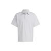 Originals Essentials Polo Shirt With Solid Color Logo Men Tops Light-Hemp-Gray IC5120